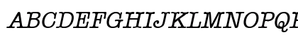 Headline Italic Uppercase Preview