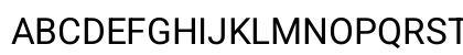 Heebo Regular Uppercase Preview