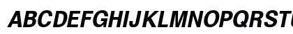 HelvCondensed Bold-Oblique Preview
