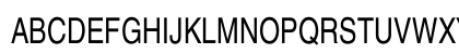 Helvetica Condensed Regular Preview
