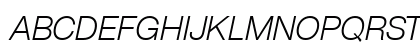 SemiLight Italic Preview