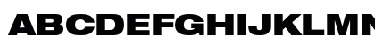 Helvetica Neue LT Std 93 Black Extended Preview