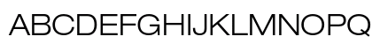 Helvetica Neue LT Std 43 Light Extended Preview