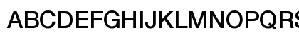 Helvetica Neue Regular Preview