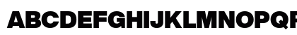ExtraBlack Regular Uppercase Preview