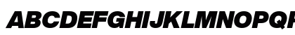 ExtraBlack Italic Uppercase Preview