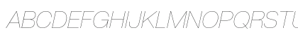 Thin Italic Preview