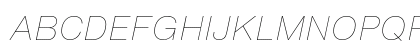 ExtraLight Italic Preview