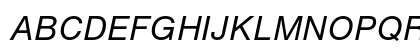 Regular Italic Preview