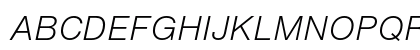 SemiLight Italic Preview