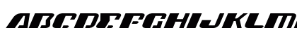 Hendockle Bold Italic Uppercase Preview