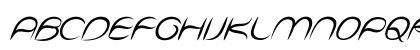 Heradon Italic Uppercase Preview