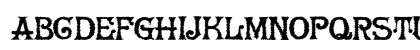 HerrFoch Trash Regular Uppercase Preview