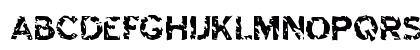 Highway to Heck Regular Uppercase Preview