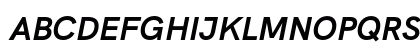 HK Grotesk Bold Italic Preview
