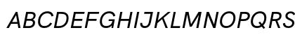 HK Grotesk Medium Italic Preview