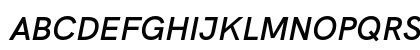 HK Grotesk SemiBold Italic Preview