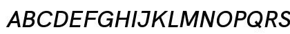 HK Grotesk SemiBold Italic Preview