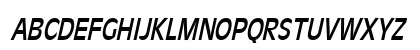Holland-Condensed Italic Uppercase Preview