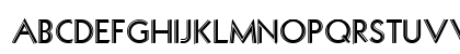 Hollywood Regular Uppercase Preview