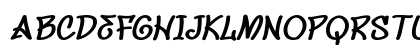 Hoosie Bold Italic Preview