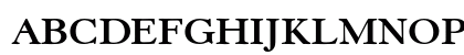 Horley Old Style MT Std Bold Uppercase Preview