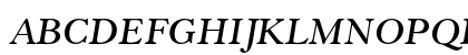 Horley Old Style MT Std Semibold Italic Preview