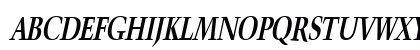 Horn-Condensed Bold Italic Uppercase Preview
