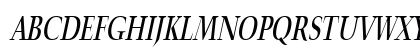 Horn-Condensed Italic Uppercase Preview