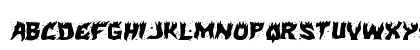 Hot Kiss Expanded Expanded Uppercase Preview