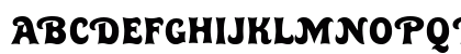 Huckleberry Regular Uppercase Preview