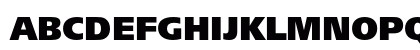 Humanist 777 Extra Black Uppercase Preview