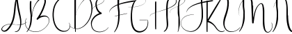 Hunting Star Regular Uppercase Preview