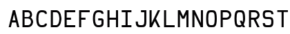 Hurmit Nerd Font medium Uppercase Preview