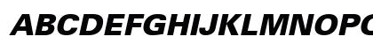 HUSABlack Italic Preview