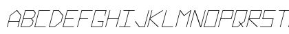 Hyperspace Italic Uppercase Preview
