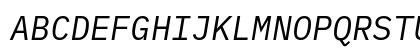 iA Writer Mono S Italic Preview