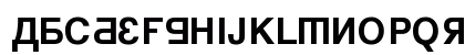 Kremlin Minister Bold Uppercase Preview