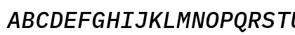 IBM Plex Mono Medium Italic Preview