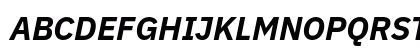 IBM Plex Sans Bold Italic Preview