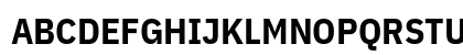 IBM Plex Sans Condensed Bold Preview