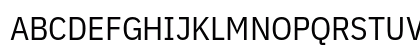 IBM Plex Sans Condensed Regular Preview