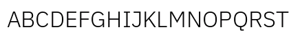 IBM Plex Sans Light Regular Preview