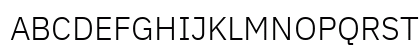 IBM Plex Sans Light Regular Preview