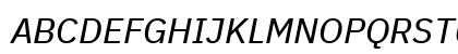 IBM Plex Sans Text Italic Preview