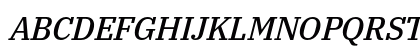 IBM Plex Serif Medium Italic Uppercase Preview