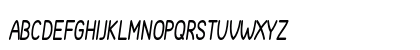 Idion Condensed Italic Uppercase Preview