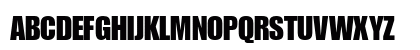 Impact LT Std Roman Uppercase Preview