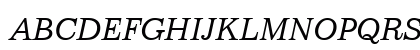 ImpressumTEELig Italic Preview
