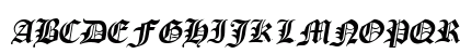 Incident Oblique Uppercase Preview